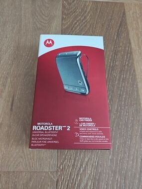 Brand New Motorola Roadster 2 In-Car Bluetooth Speakerphone Factory Sealed